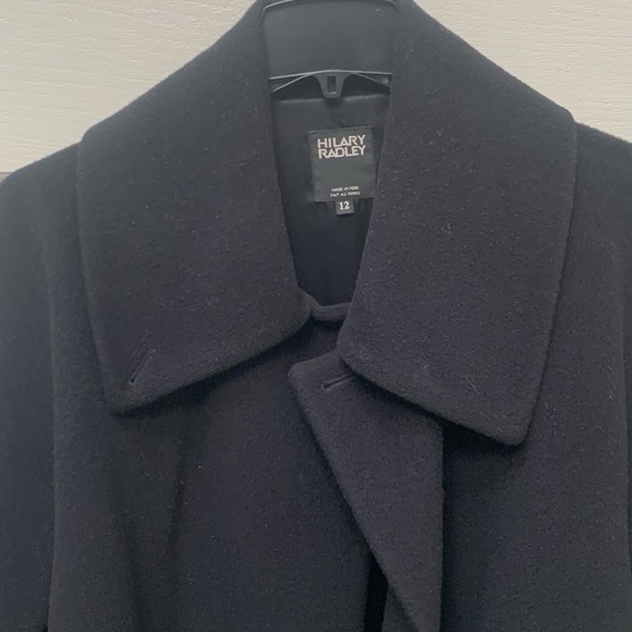 Classic Hilary Radley Wool/Alpaca Blend Jacket with Oversize Collar - Picture 4 of 9